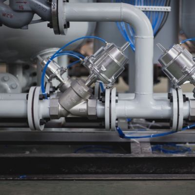 ชุดไนโตรเจน PSA แบบติดตั้งบนโครงสำหรับจัดเก็บในบรรยากาศดัดแปลง