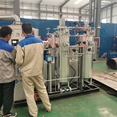 เครื่องทําความสะอาดแก๊สไนโตรเจนแบบอัตโนมัติเต็มแบบที่มีการรับรอง CE อายุการใช้งานยาวนาน