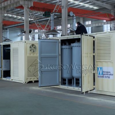 โรงไฟฟ้าไนโตรเจนประสิทธิภาพสูง 220V 50Hz พร้อมถัง ISO