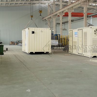 โรงไฟฟ้าไนโตรเจนประสิทธิภาพสูง 220V 50Hz พร้อมถัง ISO
