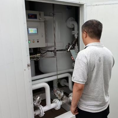 การผลิตอัตโนมัติ Psa ไนโตรเจนก๊าซ Generators Package ในถังชนิดเคลื่อนย้าย