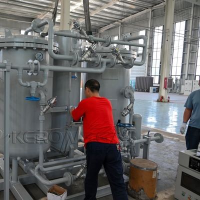 แพ็คเกจเครื่องผลิตอากาศไนโตรเจนในสถานที่ พร้อมเครื่องปรับความดันสูง