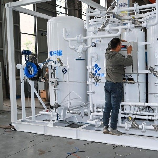 ความดันการทํางาน 27barG วัสดุคาร์บอนสแตนเลส เครื่องกําเนิดไนโตรเจนสําหรับการตัดเลเซอร์