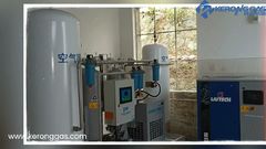 การติดตั้งง่าย เครื่องทําก๊าซออกซิเจน พร้อมระบบเติมกระบอก