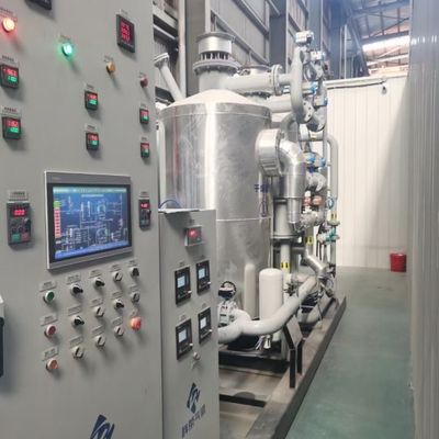 ระบบทําความสะอาดก๊าซ CO2 อัตโนมัติความบริสุทธิ์ 99.99% ด้วยเครื่องทําความสะอาดก๊าซ