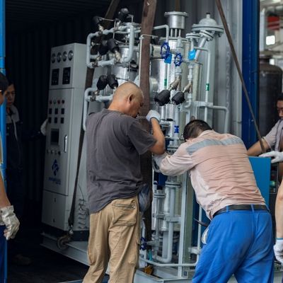 ประกันอายุการใช้งานยาวนาน เครื่องทําความสะอาดแก๊สไนโตรเจนในสถานที่ พร้อมใบรับรอง CE