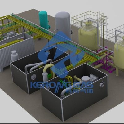 เครื่องกําเนิดออกซิเจน VPSA ที่คอมแพคคต์ พร้อมเครื่องตรวจสอบออกซิเจน การติดตั้งง่าย