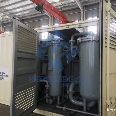 การบํารุงรักษาง่าย เครื่องผลิตแก๊สไนโตรเจนแบบเคลื่อนที่ ด้วย ISO9001