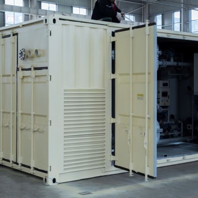 การทํางานอัตโนมัติ โรงงานก๊าซไนโตรเจนชนิดเคลื่อนที่ที่มีใบรับรอง ASME