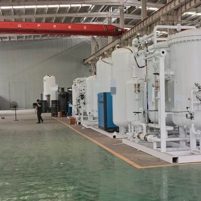 99.999% ไนโตรเจนความบริสุทธิ์สูง Psa หน่วย PLC ควบคุมการตั้งค่าเร็ว