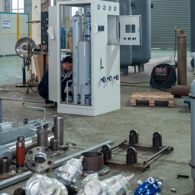 สแตนเลส ออนไลน์ ติดตามความบริสุทธิ์ ไนโตรเจนและไฮโดรเจน ผสมก๊าซ 10Nm3/hr ความจุ