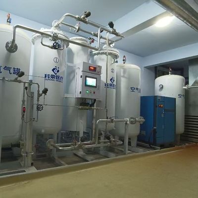 SCFM อัตราการไหลที่ปรับได้ เครื่องผลิตออกซิเจน Psa ที่ได้รับการรับรองทางการแพทย์